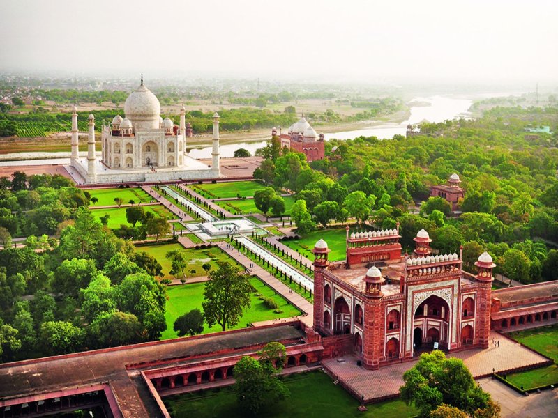 Taj Mahal at sunrise – featured in our Agra tour packages