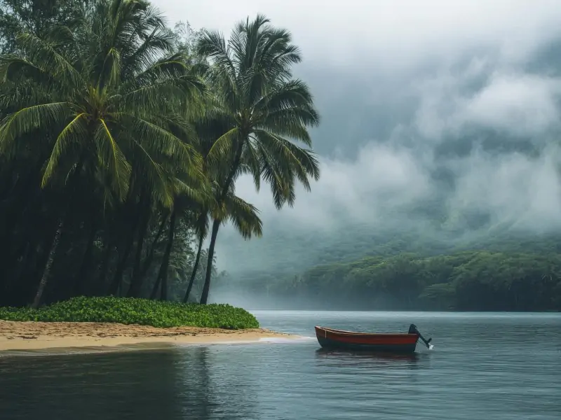 Scenic view from a houseboat featured in Kerala Holiday Packages and kerala holiday tour packages